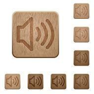 Volume wooden buttons N2