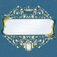 Ornate vintage decorative design N2