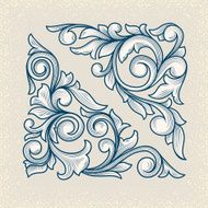 Vintage Floral Design Elements N3