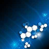 vector abstract background hi tech concept hexagon innovation pattern