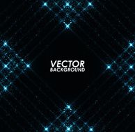 Abstract blue squares lights vector background