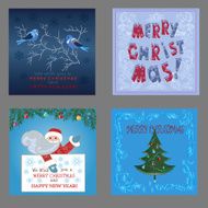 set of christmas cards N4