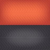 Set of brick walls seamless vector background
