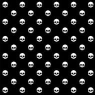 vector seamless with skulls N4