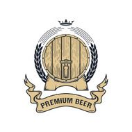 premium beer label