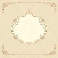 Decorative Vintage Ornamental frame