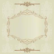 Decorative vintage frame N2