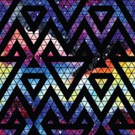 Galaxy seamless pattern N12