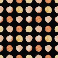 Watercolour polka dot seamless pattern N2