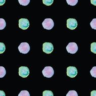 Watercolour polka dot seamless pattern N4