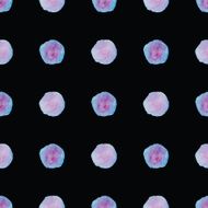 Watercolour polka dot seamless pattern N5