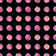 Watercolour polka dot seamless pattern N6
