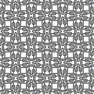 Seamless pattern of intertwined H-shaped strips N2