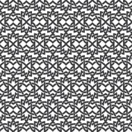 Seamless pattern of intersecting sophisticated geometric shapes N2