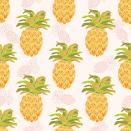 Seamless pattern with pineapples N14