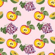 Seamless pattern with fruits N4