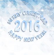 christmas blue triangle01