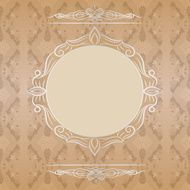 Decorative vintage frame N3