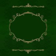 Decorative vintage frame N4