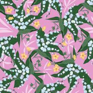 Seamless pattern with floral design