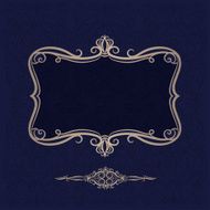 Decorative background with ornamental frame