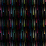 colorful halftone rain