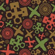 Car service seamless pattern
