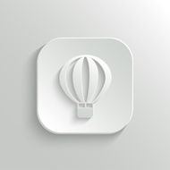 Air Balloon icon - vector web button