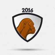 Monkey insignia and labels for any use