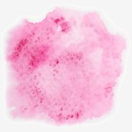 Pink watercolor spot