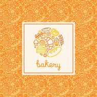 Bakery concept and logo design template N2