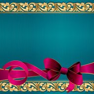 Ornate golden vintage design N3