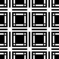 Black and white geometric seamless pattern N4