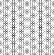 Black and white geometric seamless pattern modern stylish