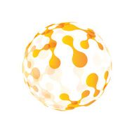 Abstract technology globe