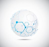 Abstract technology globe N2