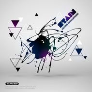 Splatter Paint Banner Vector Illustration