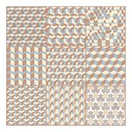 abstract 3d geometric seamless patterns N2