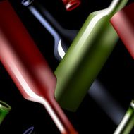 Seamless bottle pattern