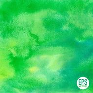 Vector green abstract hand drawn watercolor background for your design N4