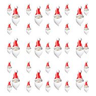 Santa Claus Heads Background