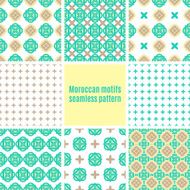 Portuguese Azulejos set of patterns