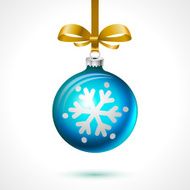 Christmas balls vector holiday background ribbon new celebration christmas snowflake