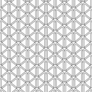 Black and white geometric seamless pattern N6