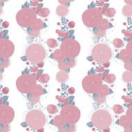 Seamless texture with asters N2