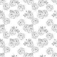 Seamless pattern with roses N49