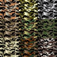 Vector camouflage pattern set N2
