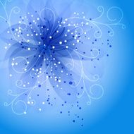 Vector background with flowers N3
