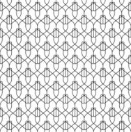 Black and white geometric seamless pattern modern stylish N5