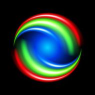Abstract colorful shape